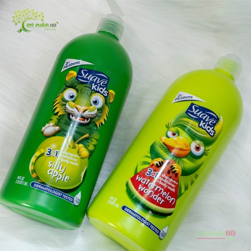 👶 Sữa Tắm Gội Xả Cho Trẻ Em Suave Kids 3in1👶
