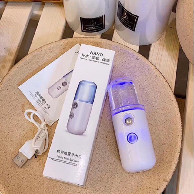 MÁY XỊT KHOÁNG NANO MINI CẦM TAY, CẤP ẨM CHO DA NHANH CHÓNG KHI NGỒI ĐIỀU HÒA