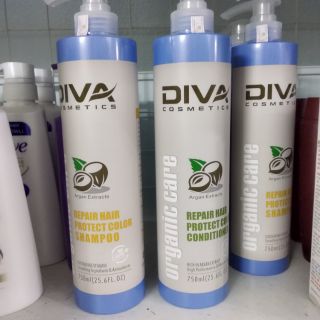 Dầu gội xả Diva phục hồi giữ màu (mẫu mới 2019)