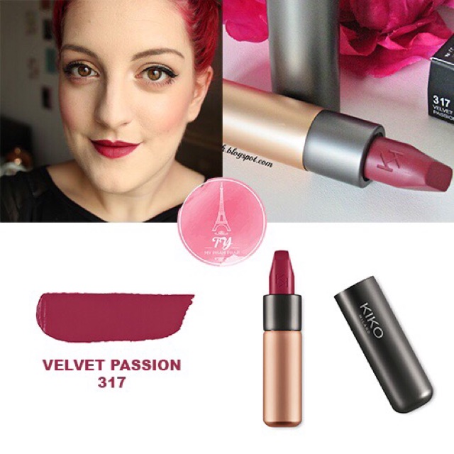 Set Son KIKO velvet passion 317