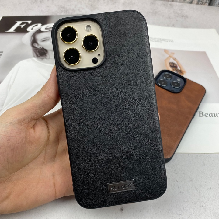 Ốp Lưng iPhone 13/13mini/13Pro/13ProMax Chất Liệu Da Cao Cấp | Hãng SULADA - Mã TZAC233