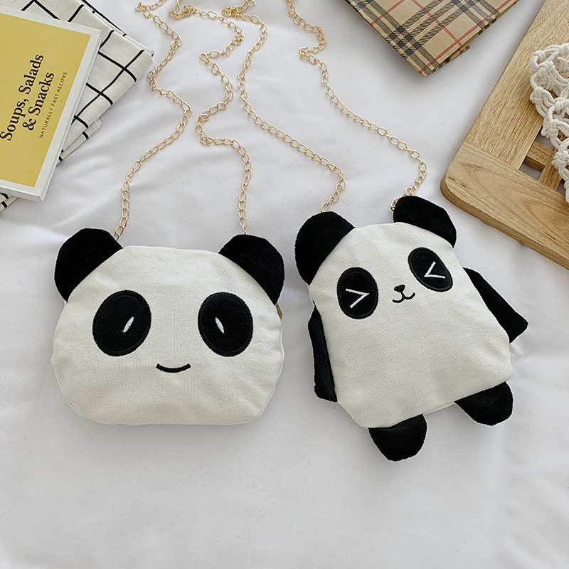 🌟 existing stocks 🌟Cartoon Panda One Shoulder Fashion Canvas Bag