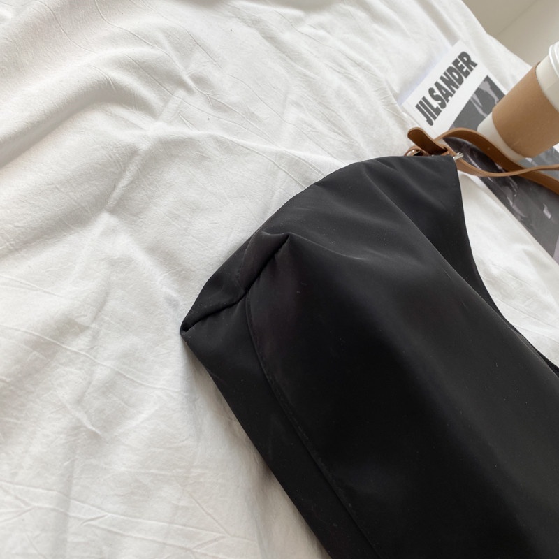 Túi Tote Đeo Vai Bằng Vải Canvas Kích Thước Lớn Phong Cách Hàn Quốc Thời Trang Thu Đông Hàng Mới 2021 Dành Cho Bạn Nữ