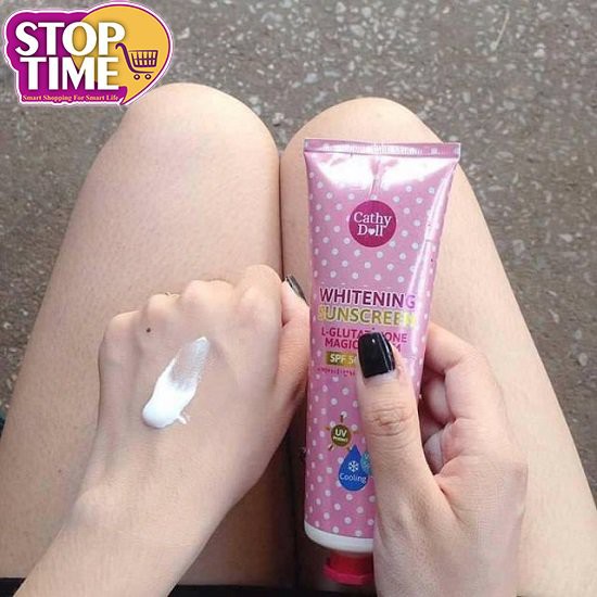 Kem Chống Nắng Trắng Da Cathy Doll Whitening Sunscreen SPF 50, PA +++ (chống nắng hiệu quả)