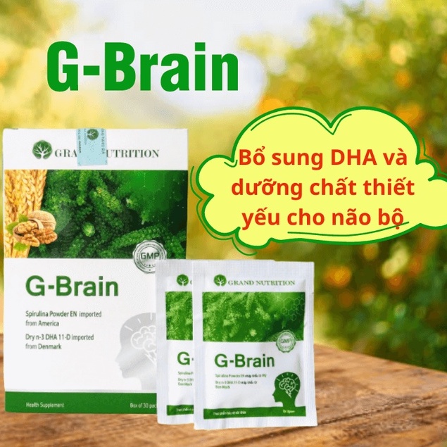 CỐM PHÁT TRIỂN TRÍ NÃO G-BRAIN 1 GÓI LẺ DÙNG THỬ