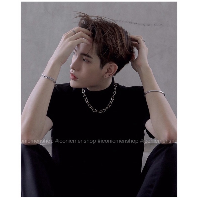 Vòng cổ nam,kiểu mắt xích