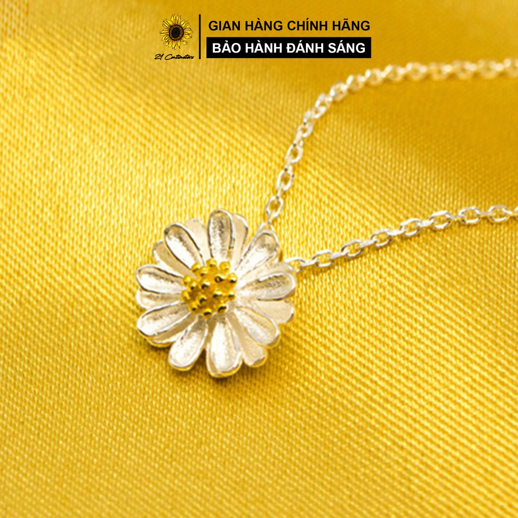 Mặt dây chuyền bạc 21 Centimeters Daisy (MDC CHƯA KÈM DÂY)