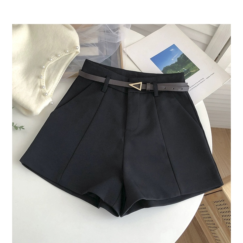 Quần Short Vải Nữ Kèm Belt Có Lót hàng Quảng Châu