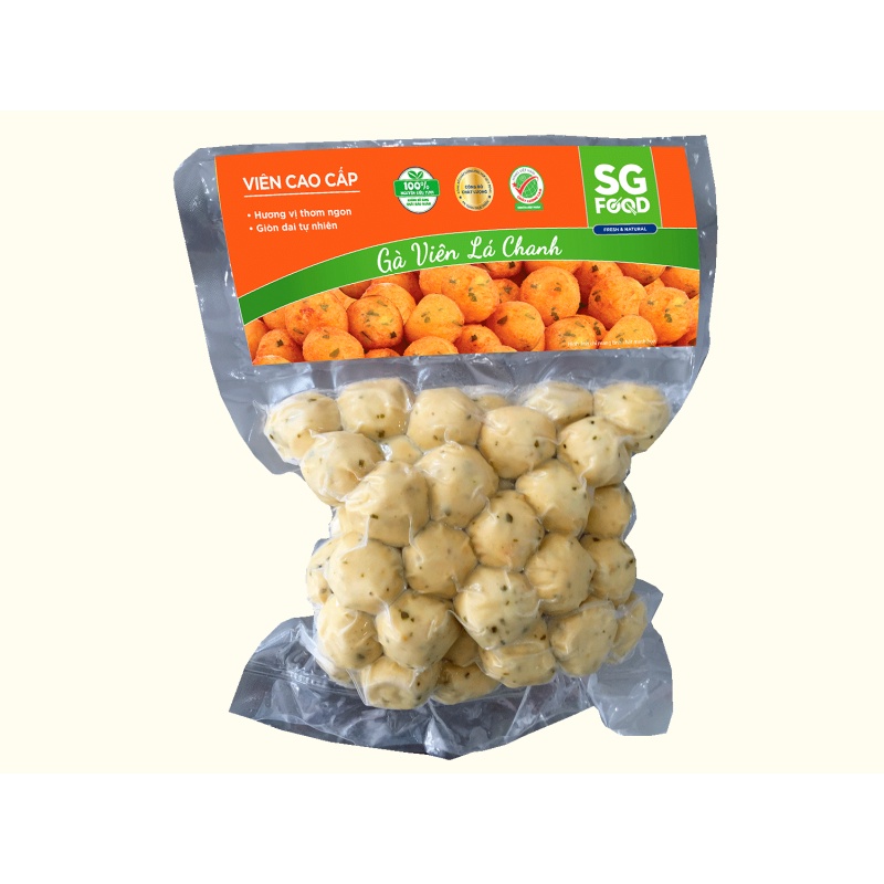 Gà viên lá chanh 500gr