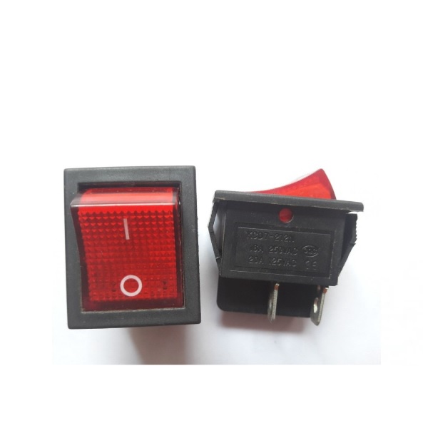 Công tắc nguồn KCD4-102 16A 250V / Công tắc KCD4-102 20A 125V / Công tắc nguồn 16A 250V