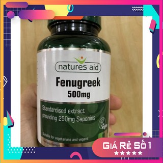 Lợi sữa Cỏ cà ri Fenugreek, 90 viên