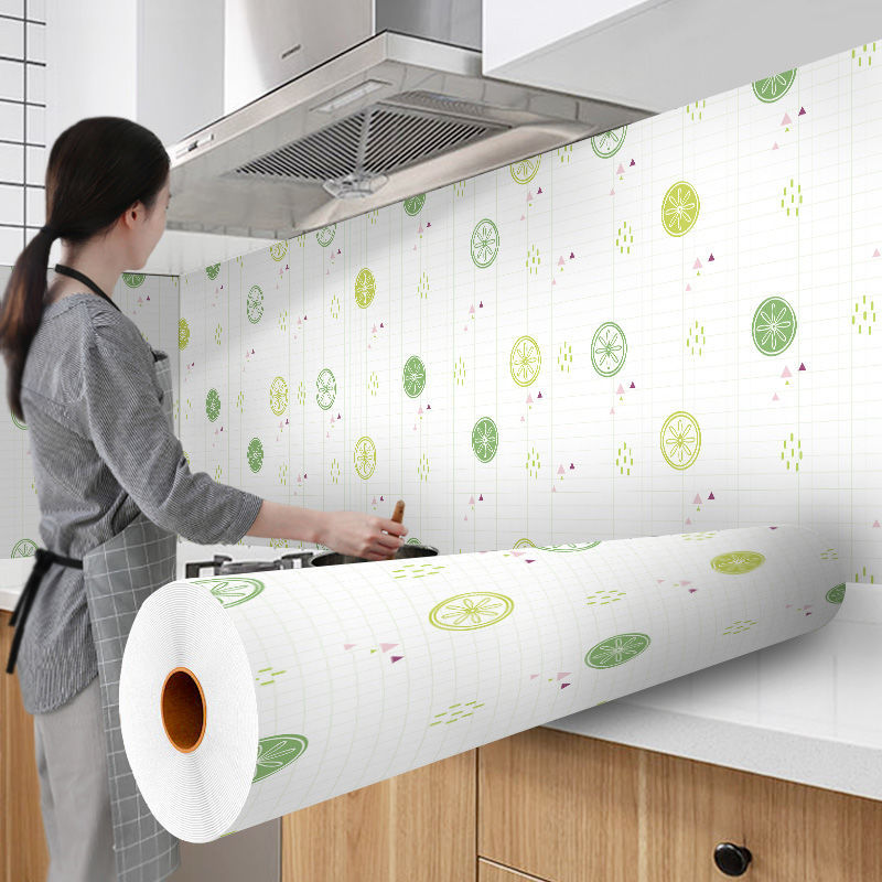 Giấy dán tường gạch/tủ chạn dày tự dính chống dầu chống nước chống ẩm và kháng nhiệt tân trang nhà bếp