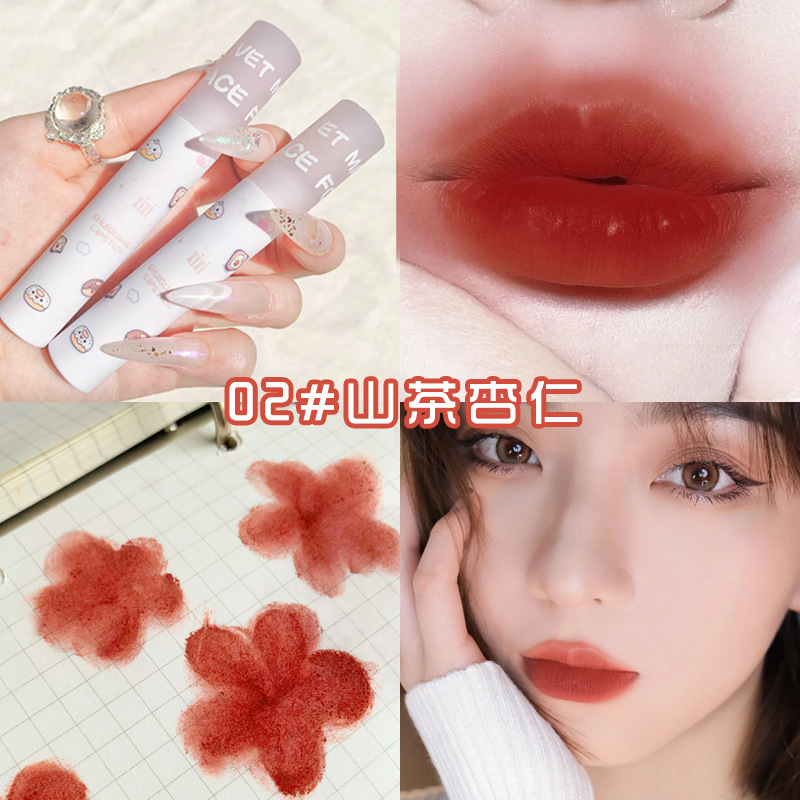 [Hàng mới về] Son bùn Xixi tone màu nhung lì vỏ hoạt hình đáng yêu