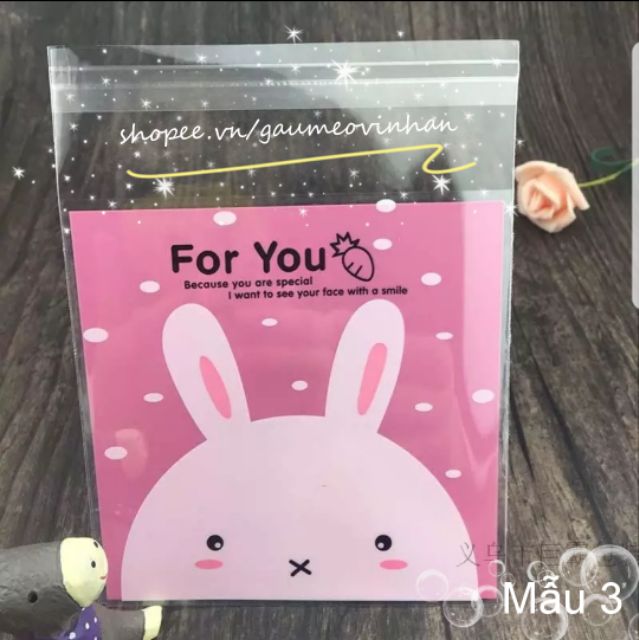 10 cái Bao bì squishy, bao bì bánh kẹo size 10*10cm