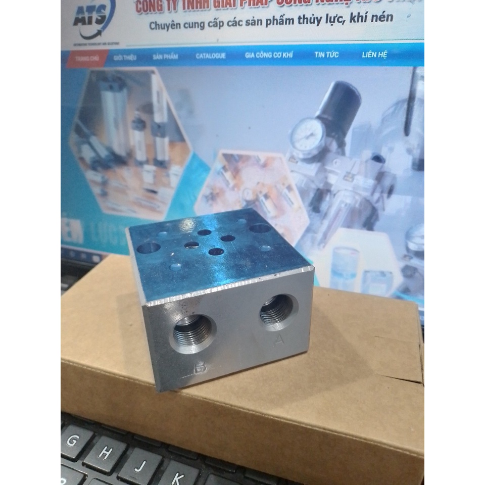 ĐẾ THỦY LỰC 1 VAN C2 XẢ 1 BÊN