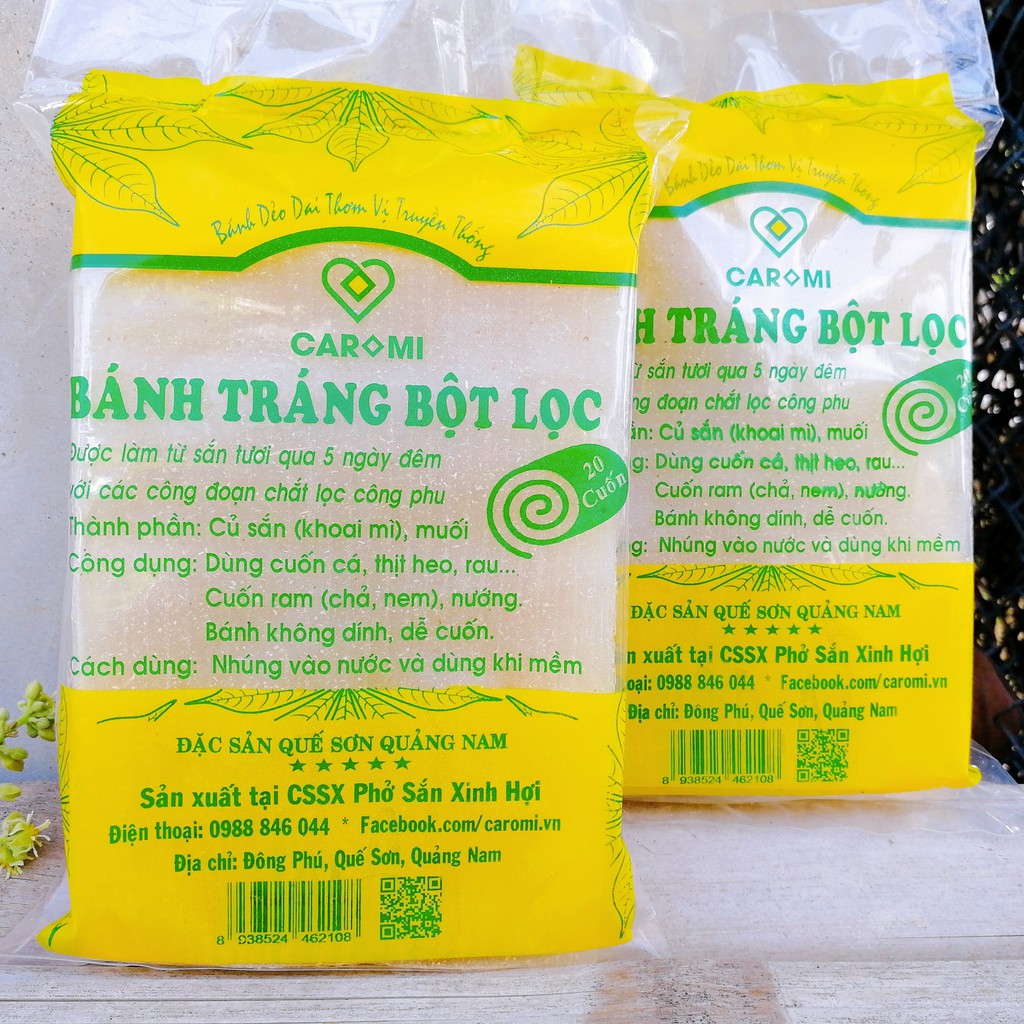 [Deal hot] MUA 5 TẶNG 1 Bánh Tráng Sắn Bột Lọc, Thực phẩm sạch, Giảm cân, Tốt cho bệnh nhân tiểu đường