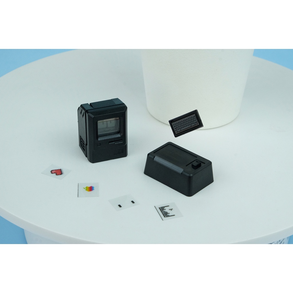 Keycap Macintosh Phong cách retro cổ điển Cá tính sáng tạo Mặt RGB bàn phím cơ Keycap