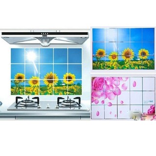 Sét 3 giấy dán bếp cách nhiệt nhiều họa tiết 60 x 90cm