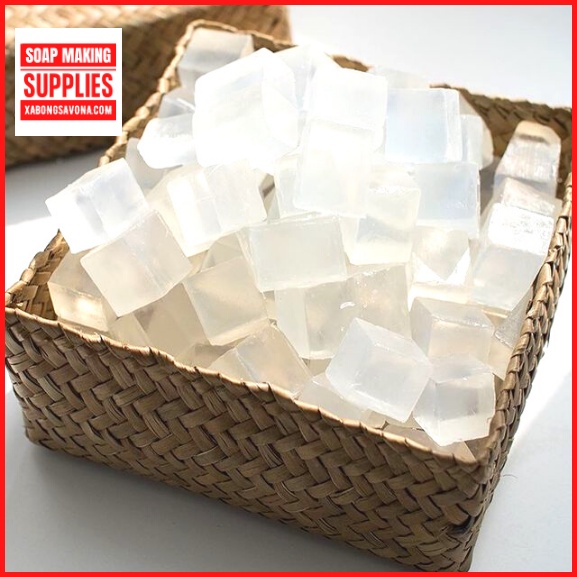 1kg Phôi Xà Phòng Glycerin 1kg SavonA - Glycerin Melt & Pour Soap Base 1Kg - Phôi Xà Phòng Trong - Phôi Xà Phòng Đục