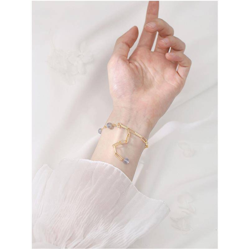 ♈️  Vòng Đeo Tay May Mắn Đính Pha Lê Mang Lại May Mắn đá phong thuỷ vòng tay Chính Hãng Thạch anh