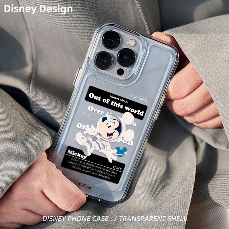 Ốp Điện Thoại Trong Suốt Chống Sốc Hình Mickey Cho iPhone 13 12 11 Pro MAX XS MAX XR X 7+ 8 Plus mini