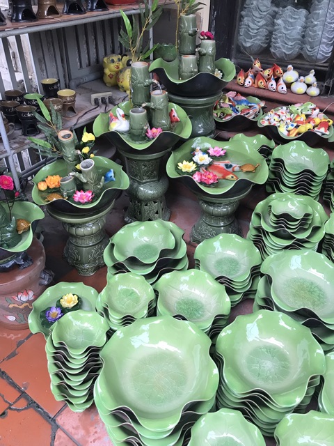 Bát sen thả hoa sz 35cm