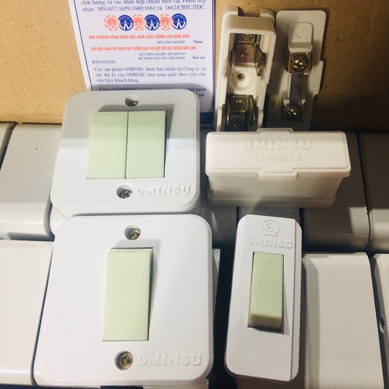 Công Tắc Đôi Công Tắc Đơn, Cầu Chì OMINSU