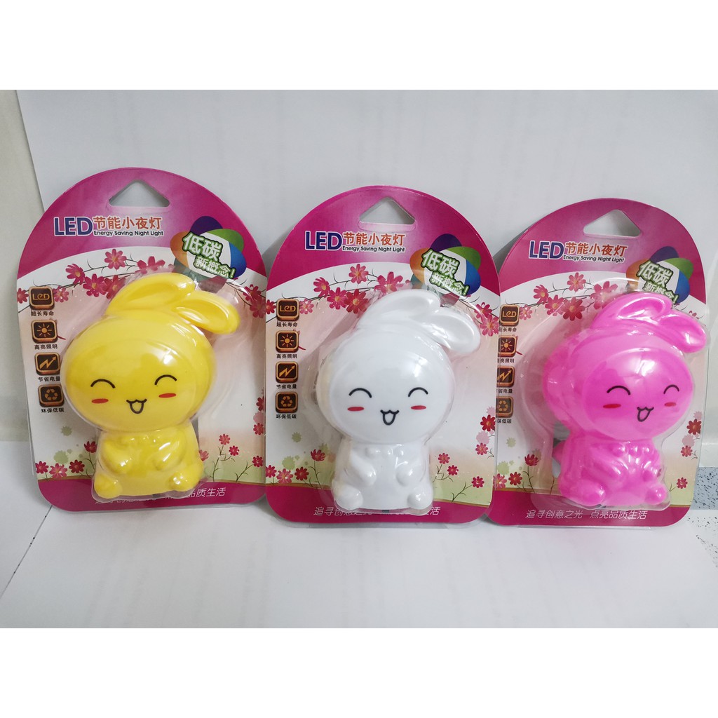 Đèn ngủ led con Thỏ (công tắc)