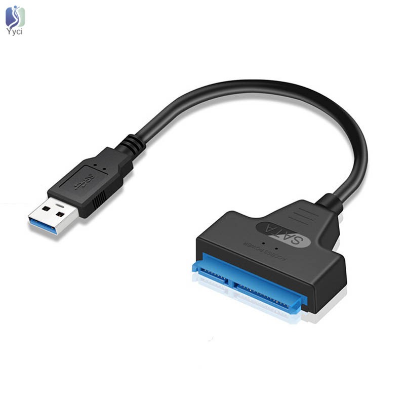 Yy USB 3.0 to SATA 22 Pin 2.5 Inch Hard Disk Driver SSD Adapter Cable Super Speed Converter @VN