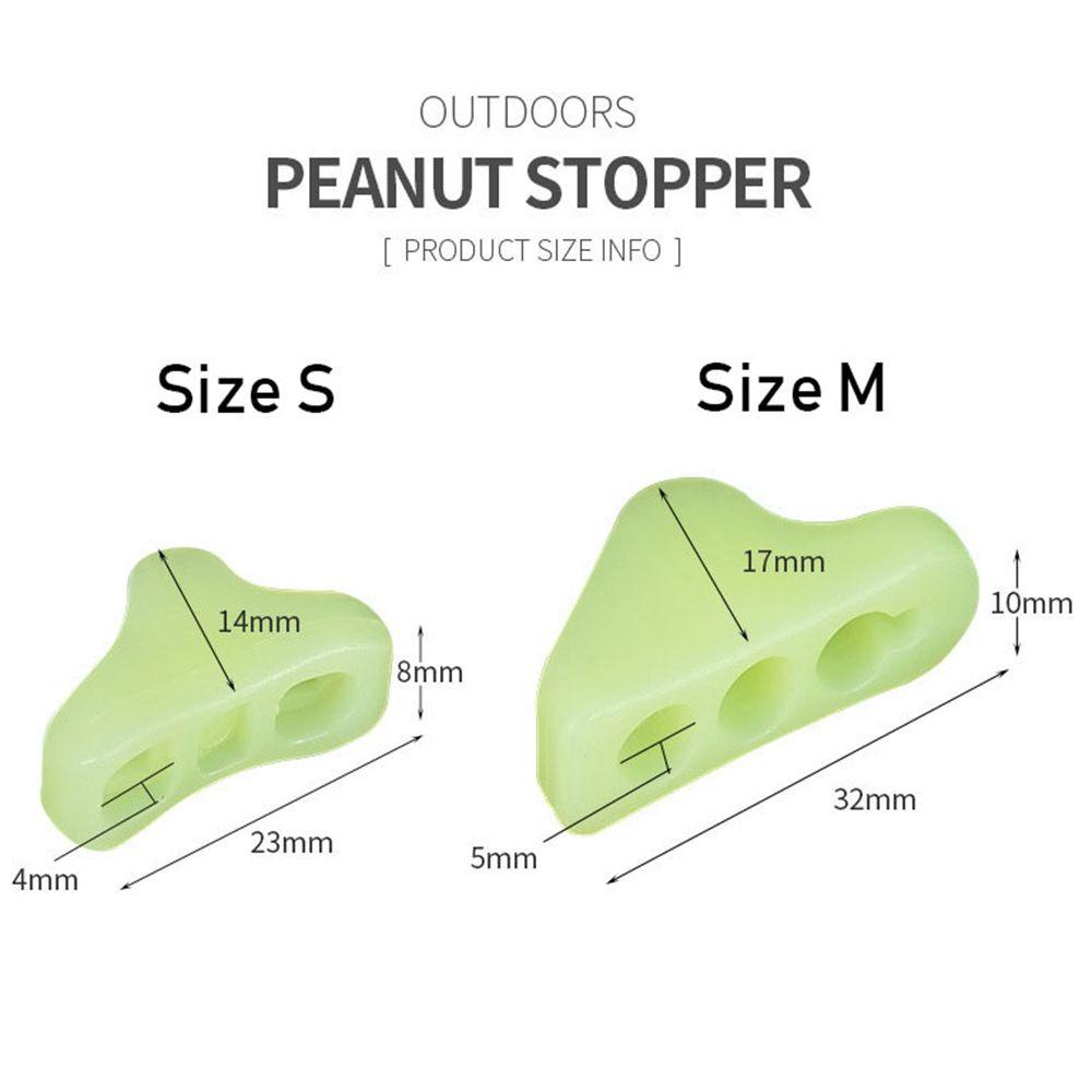 Set 10 Móc Khóa Dây Lều Chống Trượt Phát Sáng Tiện Dụng