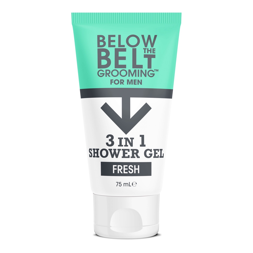 Dung dịch vệ sinh nam giới Below The Belt Grooming 3 in 1 Shower Gel 75ml