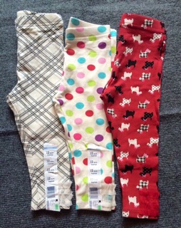 Combo Quần legging bé gái
