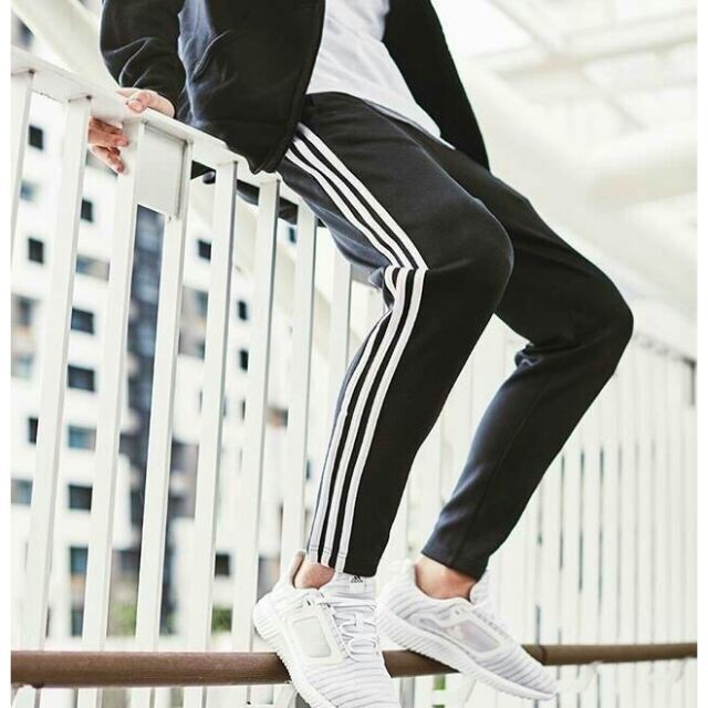 Quần Thể Thao Nam ❤️𝑭𝑹𝑬𝑬𝑺𝑯𝑰𝑷❤️  Quần 3 Sọc Nam Thu Đông Co Giãn Ống Suông, Ống Bo | BigBuy360 - bigbuy360.vn