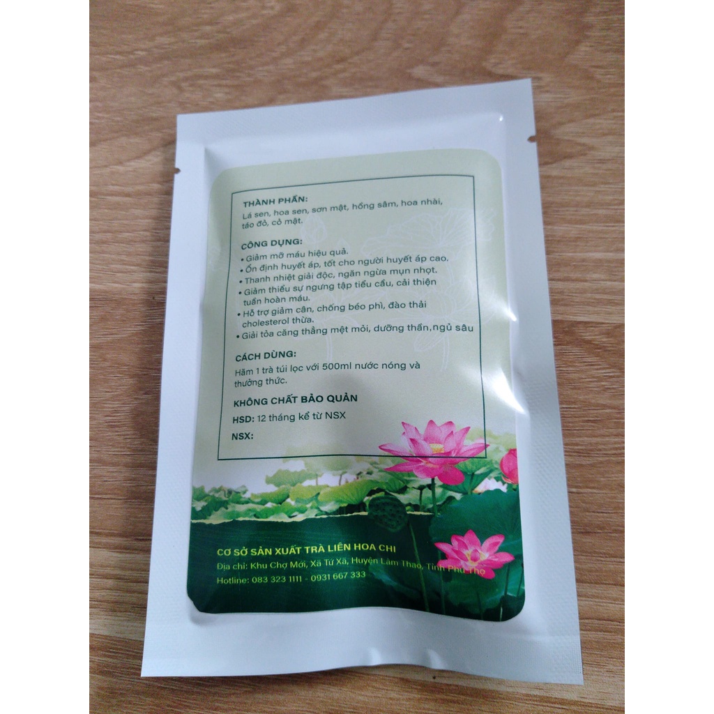 TRÀ LÁ SEN - HỒNG SÂM (3 túi lọc) | BigBuy360 - bigbuy360.vn