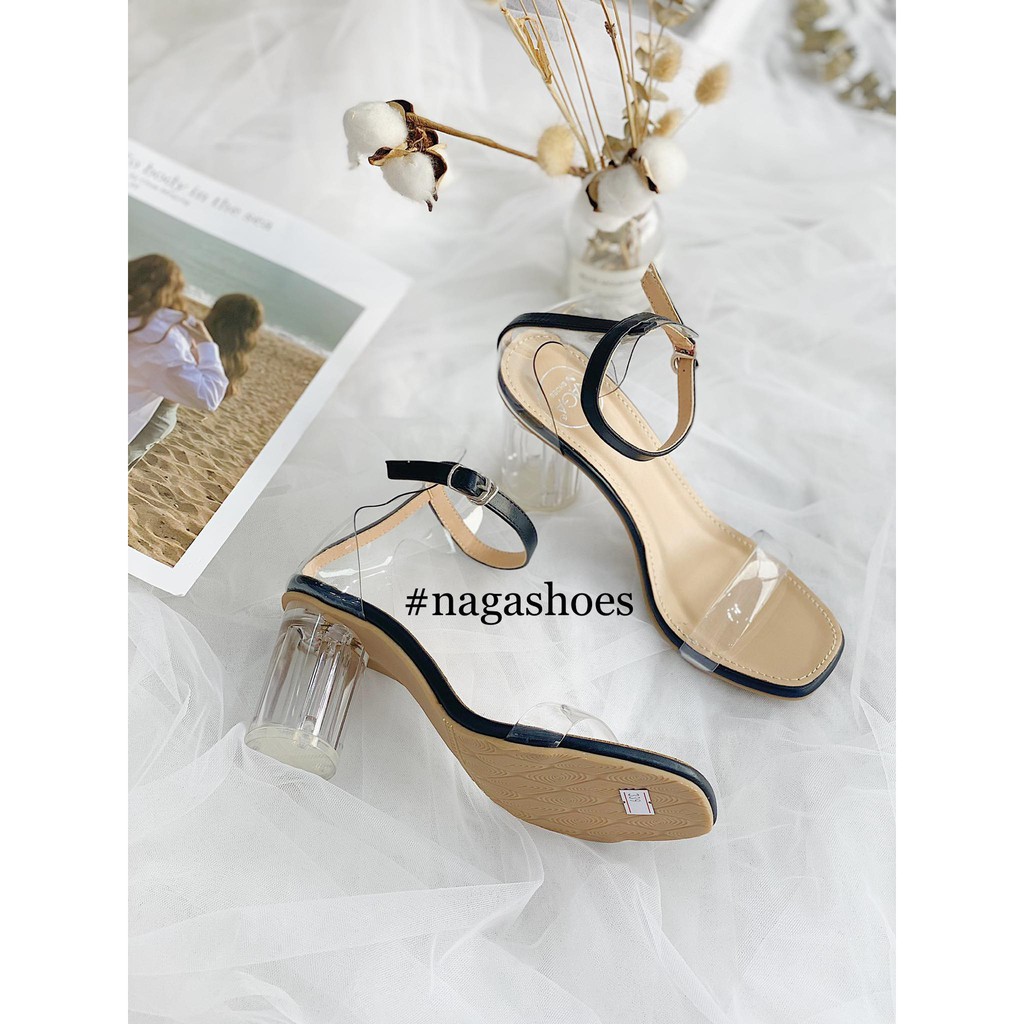 GIÀY CAO GÓT NAGASHOES QUAI TRONG GÓT TRONG 7CM NAC157