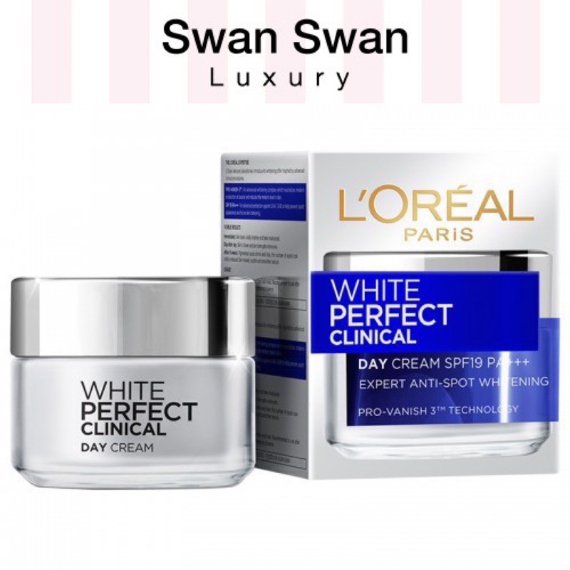 Kem Dưỡng Trắng Giảm Thâm Nám White Perfect Clinical Loreal 50ml