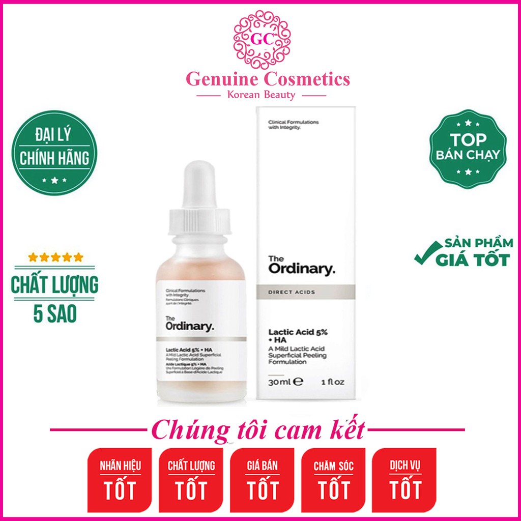 Serum The Ordinary Lactic Acid 5% + HA Tinh chất tẩy tế bào chết (30mL) | BigBuy360 - bigbuy360.vn