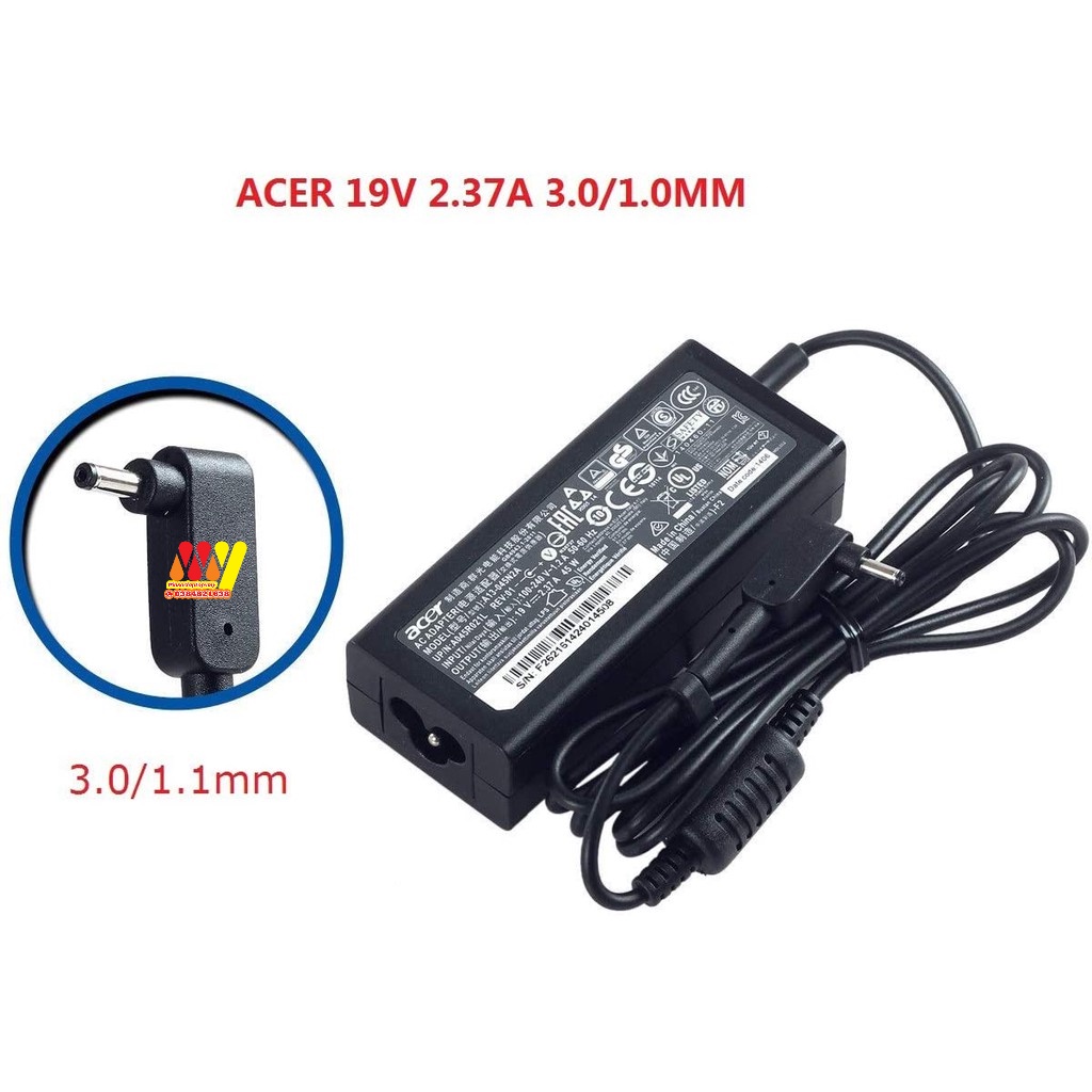 [BH 1 đổi 1] Sạc Adapter Acer 19V-2.37A 2.15A 45W Chromebook 15 CB3-531 CB3-532 CB3-531-C4A5 CB3-532-C47C CB3-532-C8DF