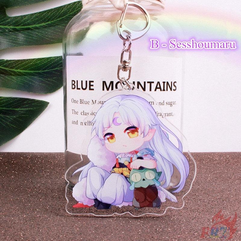 ❀ Inuyasha Móc khóa ❀ Inuyasha / Sesshoumaru Cosplay Figures KeyRing Pendant Gifts