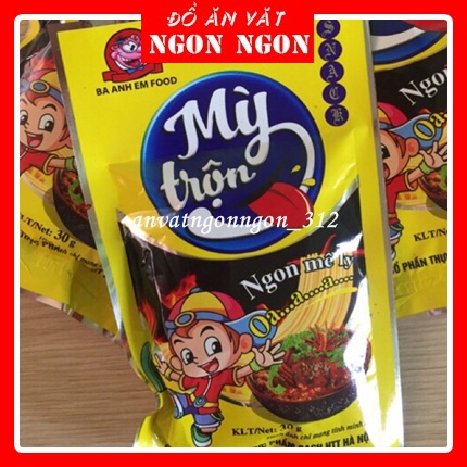 Snack mỳ trộn dẻo dai thơm ngon mê ly