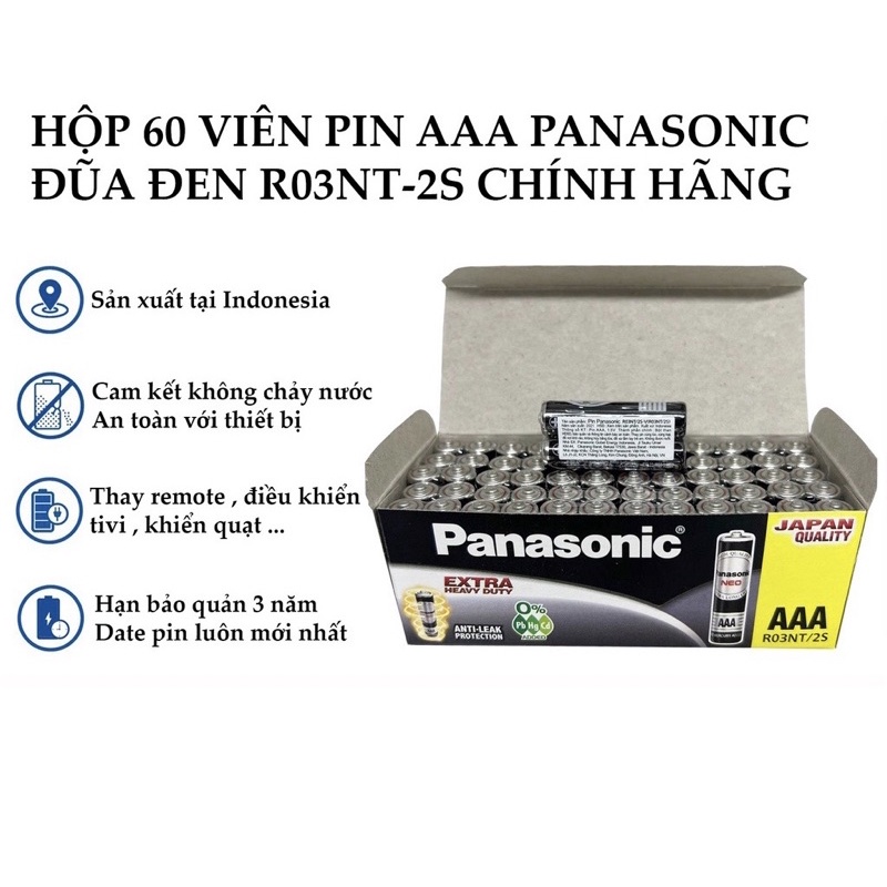 Pin AA -AAA Panasonic chính hãng 100%