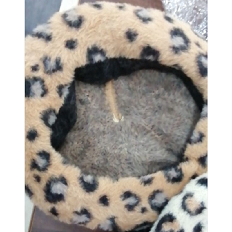 Personalized Leopard Print Beret Hats For Women