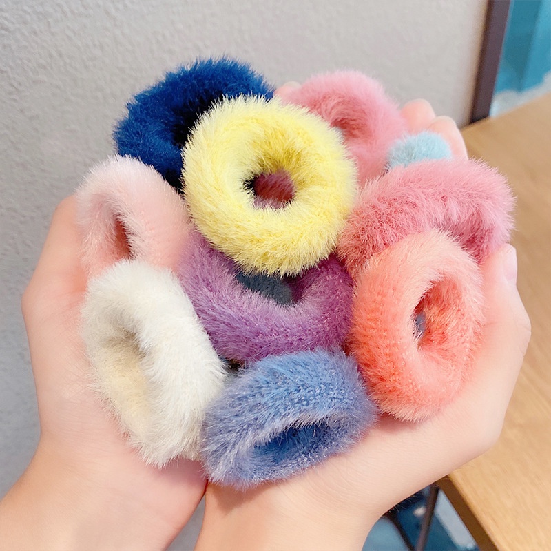 (0541) Chun Buộc Tóc Co Dãn Lông Mềm Hàn Quốc