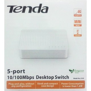 N014 BỘ CHIA MẠNG Swich Tenda 5 port 100M
