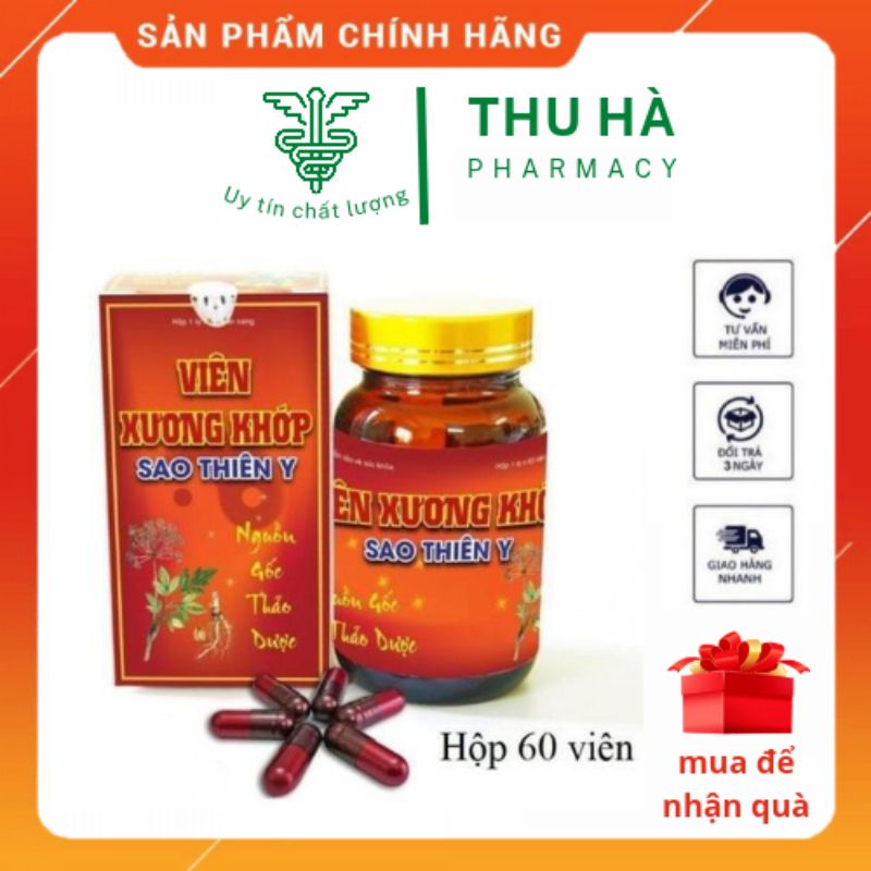 Viên khớp tâm bình hỗ trợ giảm thoái hóa cột sống, đau nhức xương khớp lọ 60 viên