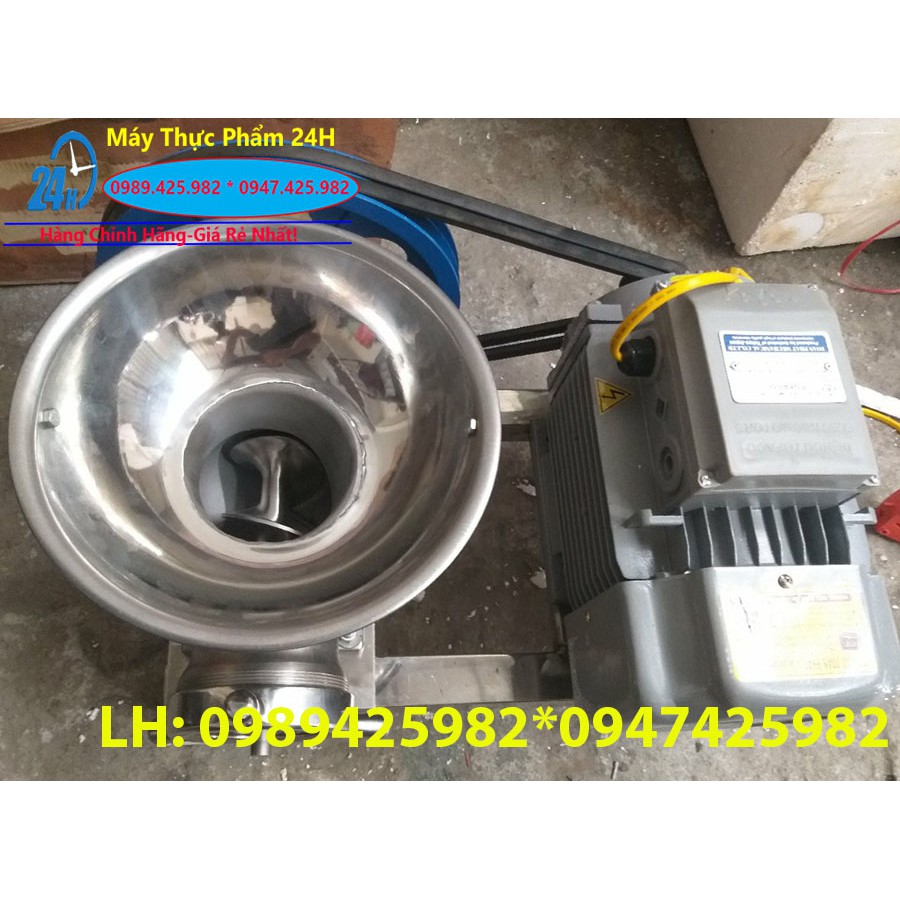 Máy đùn thịt,Máy xay xương cối 32 Inox 100% lắp mô tơ 3kw dây đồng