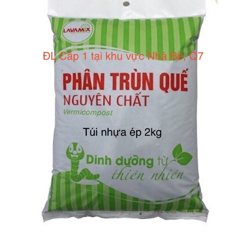 Phân Trùn Quế 2kg LAVAMIX, Bổ Sung Dinh Dưỡng, Cải Tạo Đất