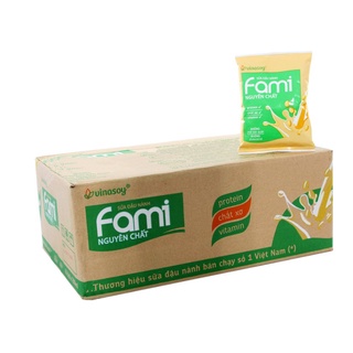 Sữa Fami nguyên chất thùng 40 bịch 200ml