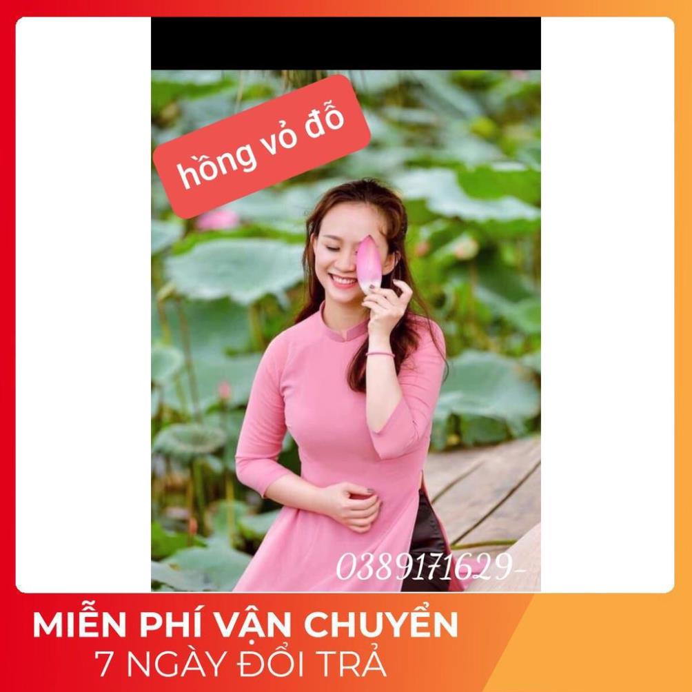 Áo Dài Truyền Thống Trơn Nhiều Màu - Ảnh Thật Shop Chụp