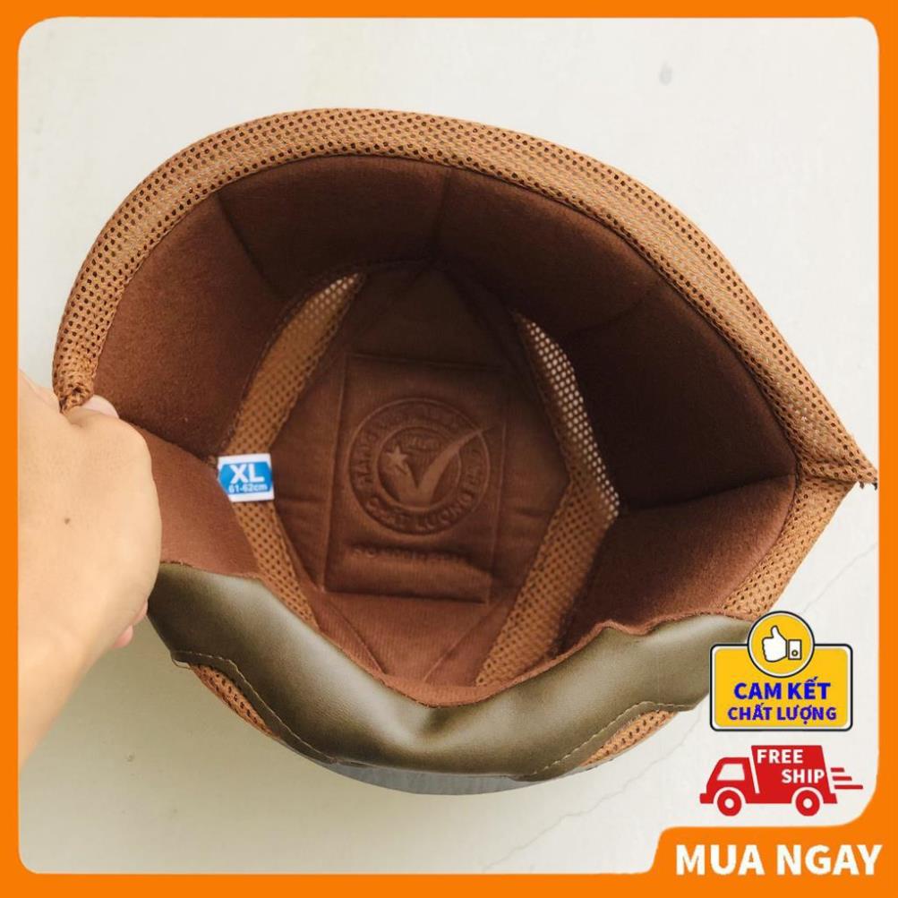 Lót thay mũ bảo hiểm 3/4 Royal M20C gồm 1 lót và 2 ốp tai phiên bản mới 2021 size L và XL